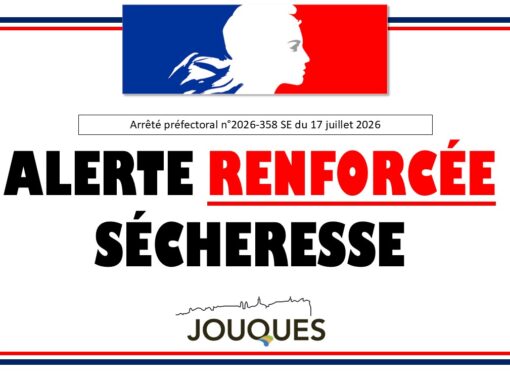 « ALERTE RENFORCEE SÉCHERESSE »